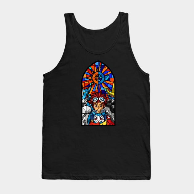 Digistained Glass Tank Top by NightGlimmer